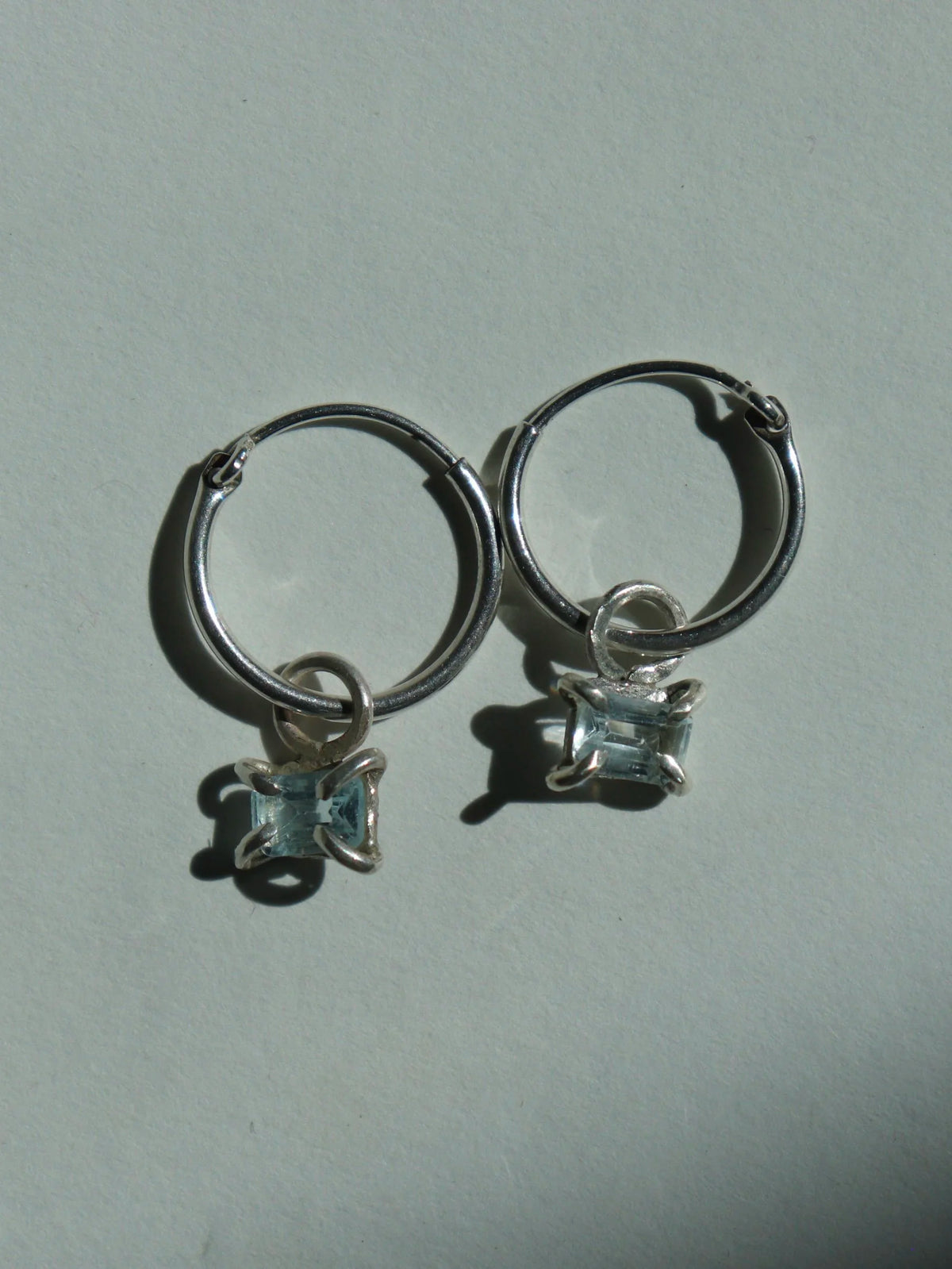 Mini Hoop; Topaz