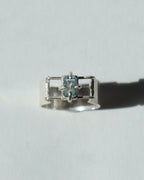 Slide Stone 02, Light Blue Topaz