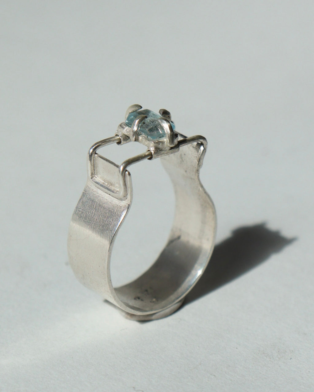 Slide Stone 02, Light Blue Topaz