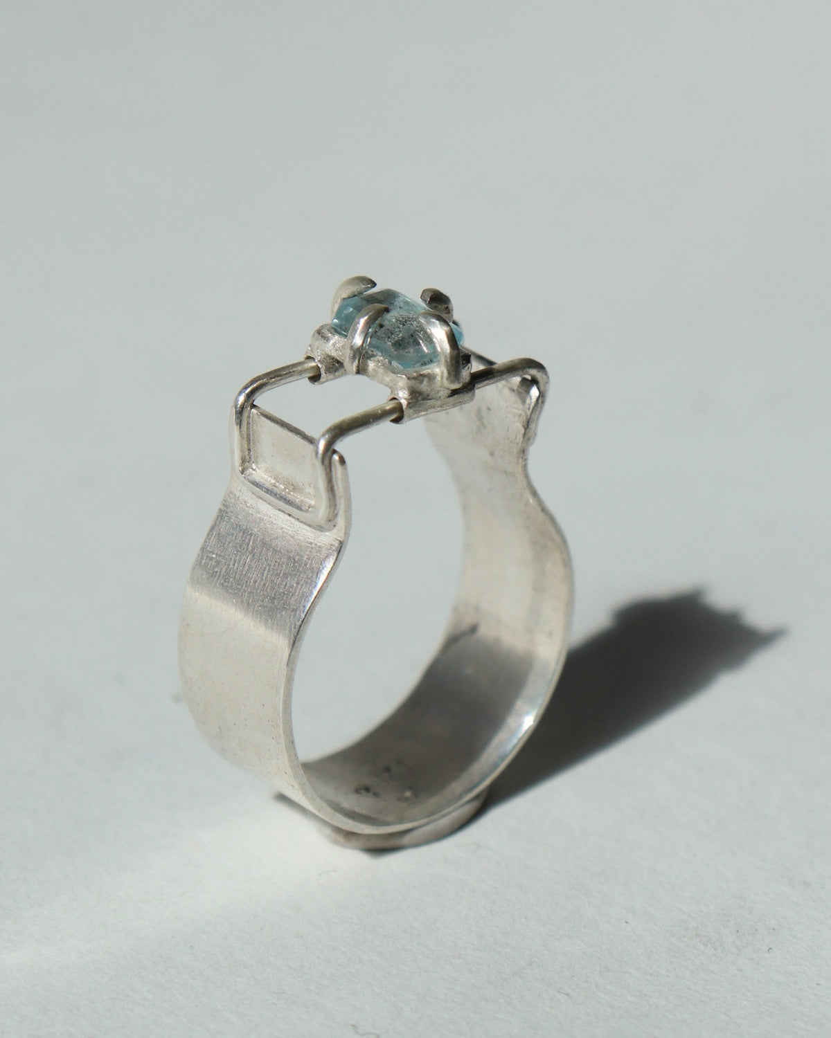 Slide Stone 02, Light Blue Topaz