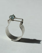 Slide Stone 02, Light Blue Topaz