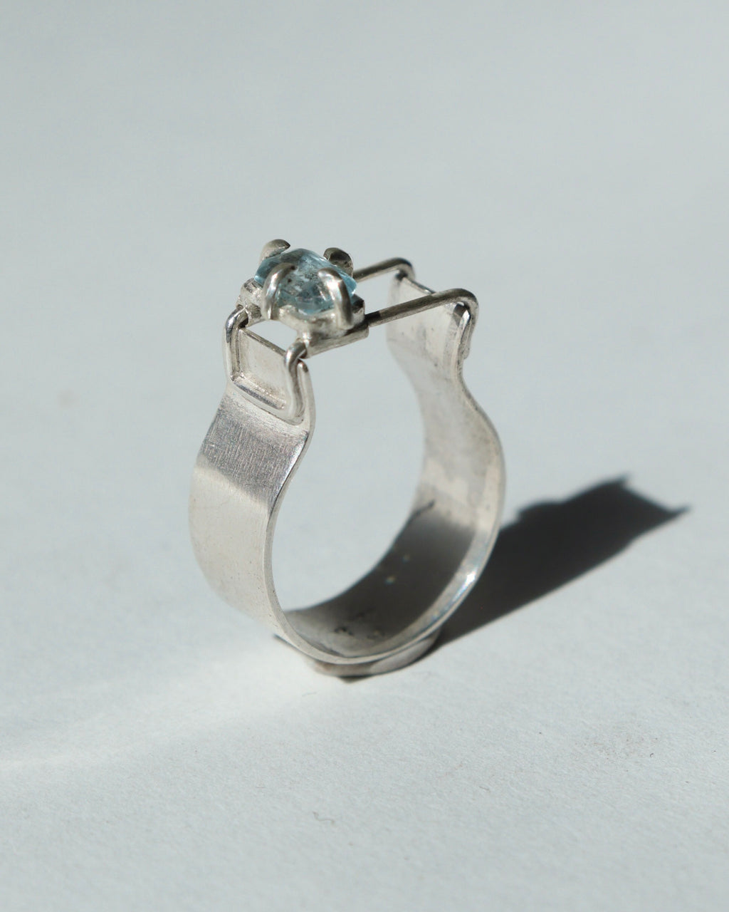 Slide Stone 02, Light Blue Topaz