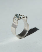 Slide Stone 02, Light Blue Topaz