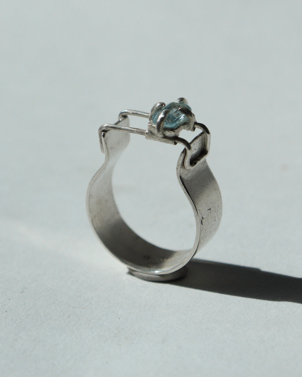 Slide Stone 02, Light Blue Topaz